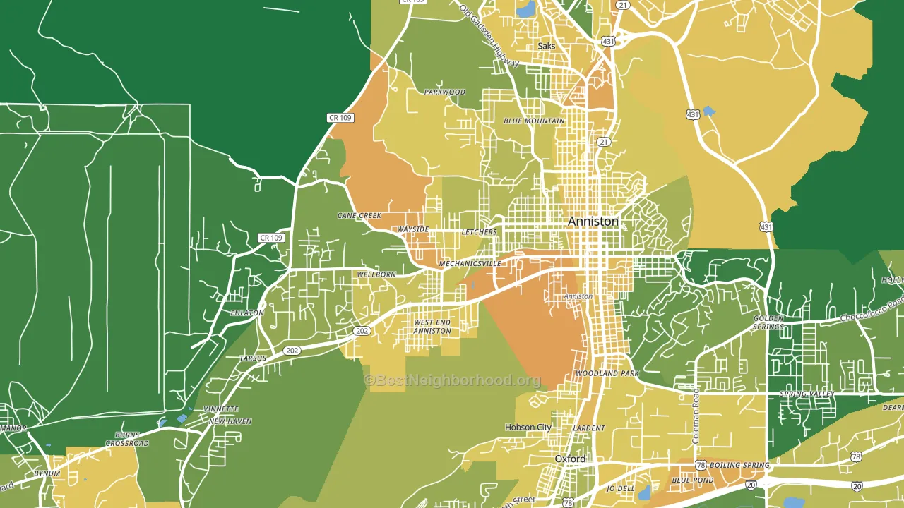 36201, AL block-group voter-turnout map