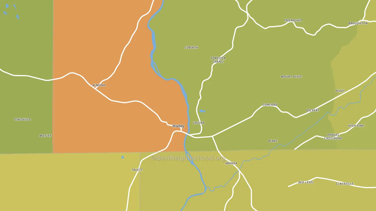 36276, AL block-group voter-turnout map