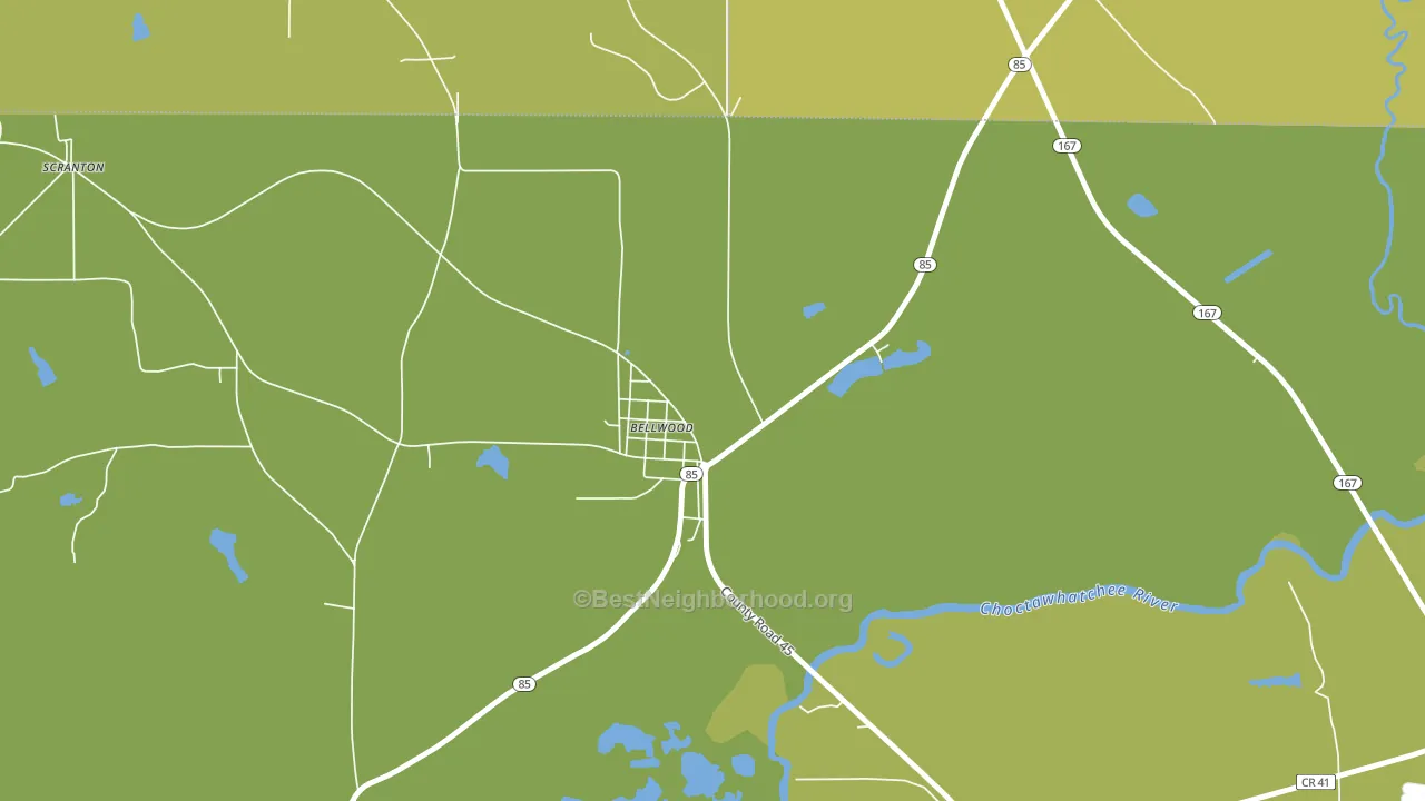 36313, AL block-group voter-turnout map