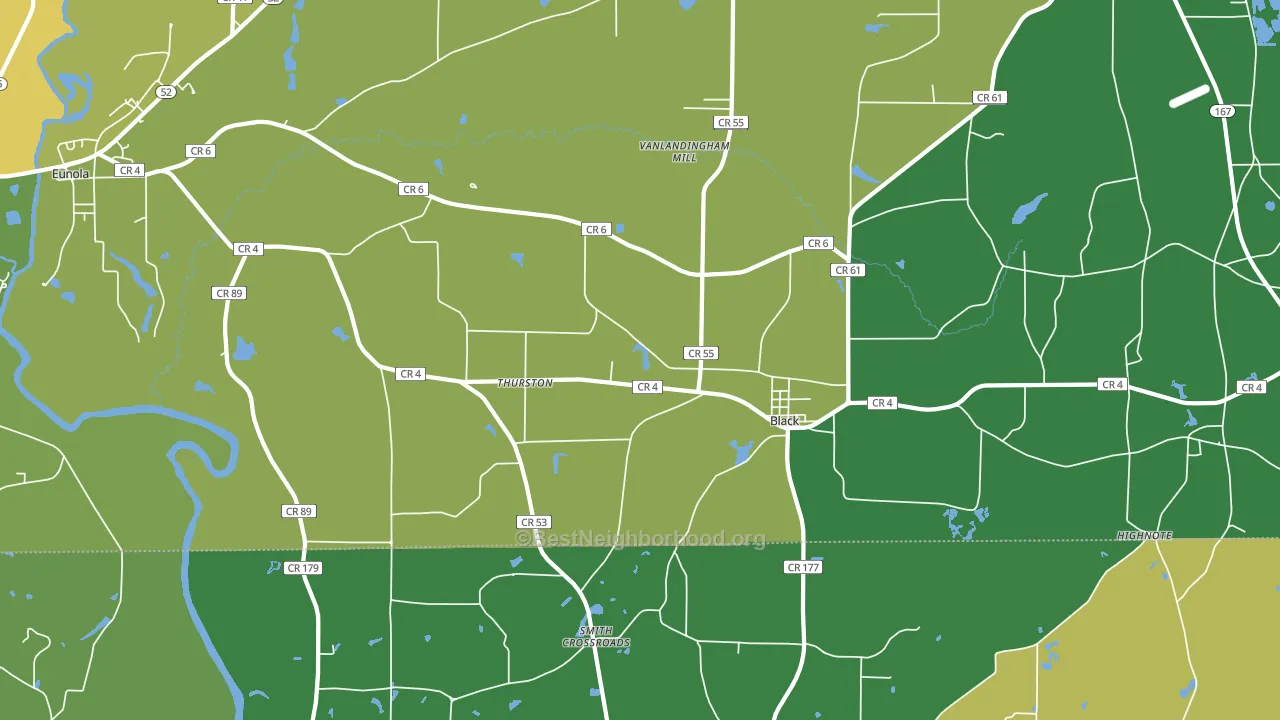 36314, AL block-group voter-turnout map