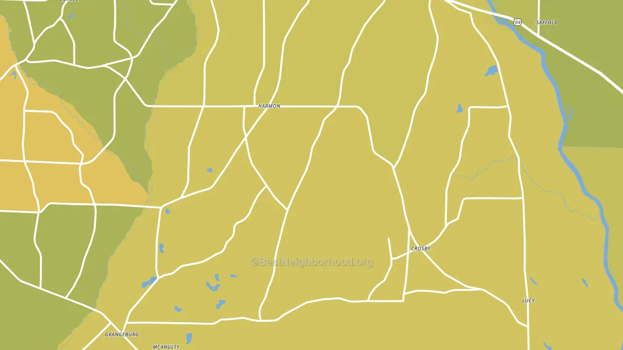 36343, AL block-group voter-turnout map