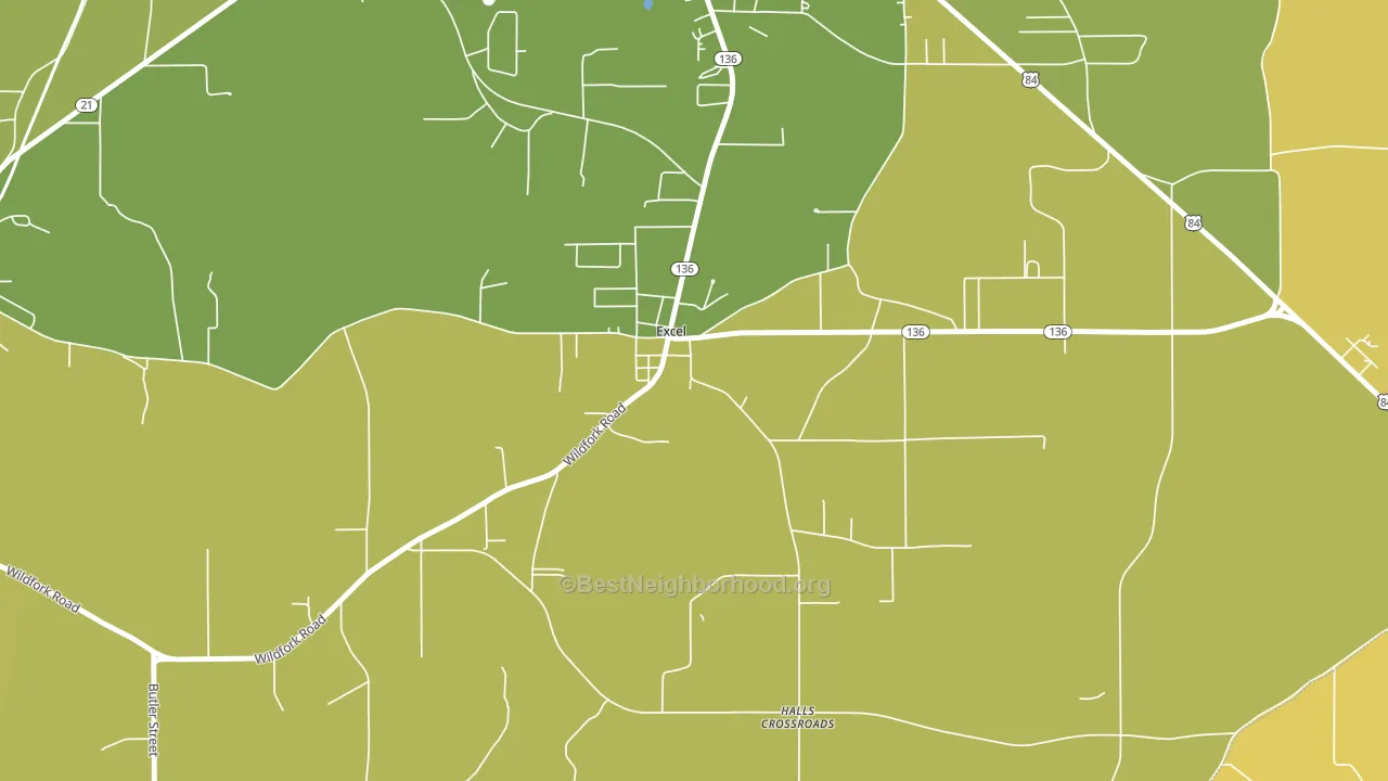 36439, AL block-group voter-turnout map