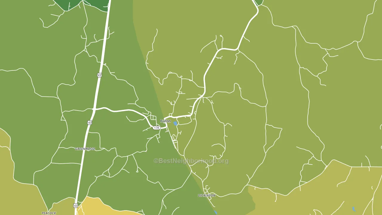 36446, AL block-group voter-turnout map