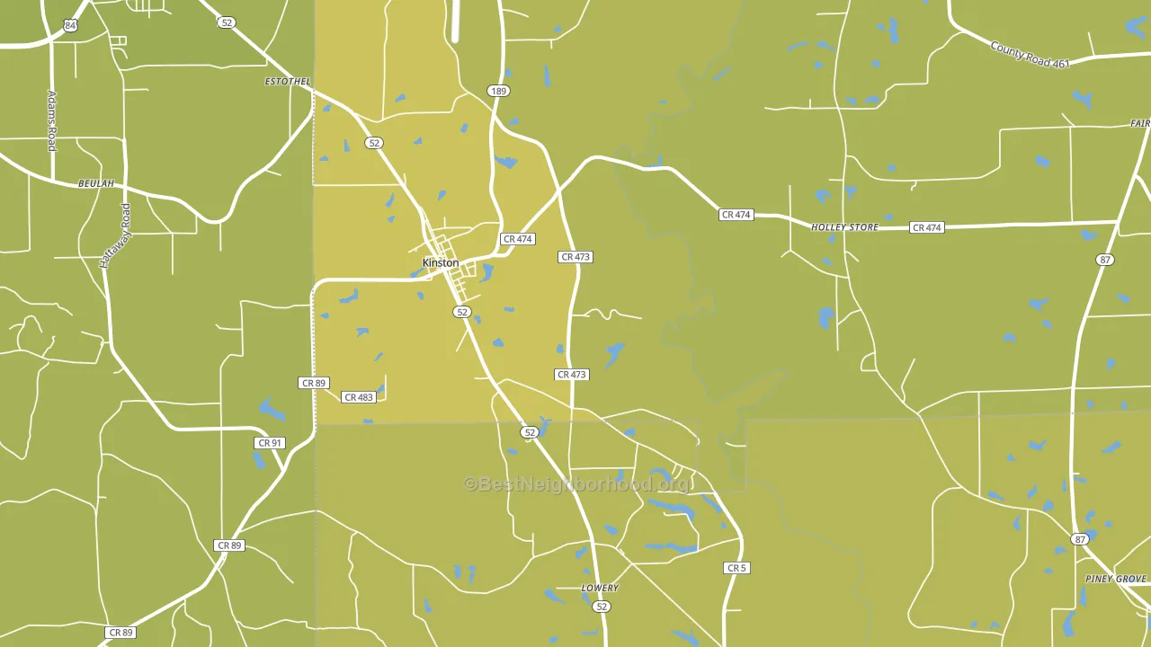 36453, AL block-group voter-turnout map
