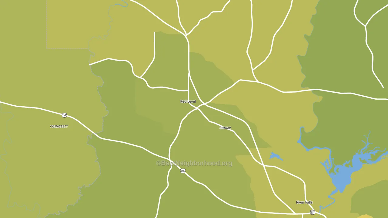 36474, AL block-group voter-turnout map
