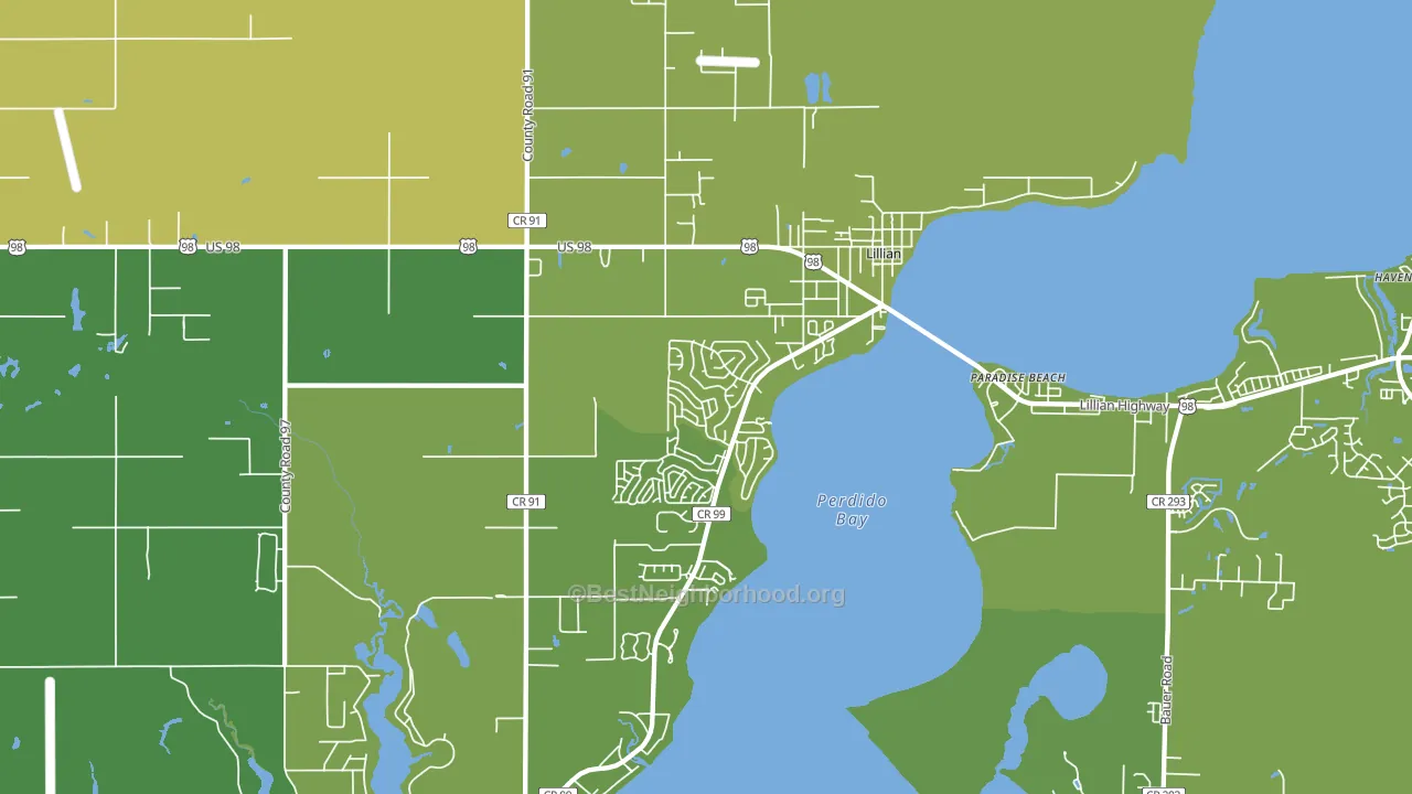 36549, AL block-group voter-turnout map
