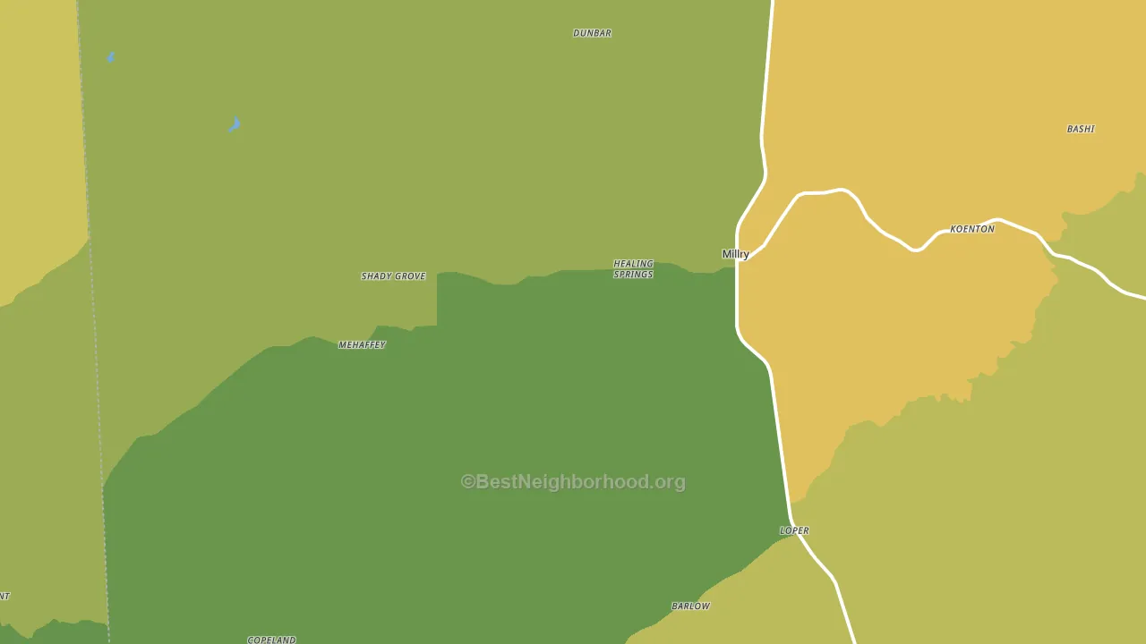 36558, AL block-group voter-turnout map