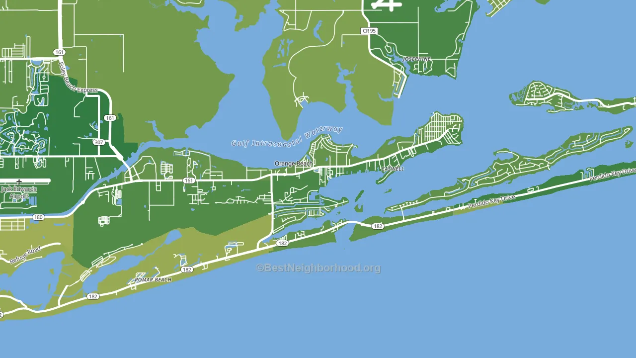 36561, AL block-group voter-turnout map