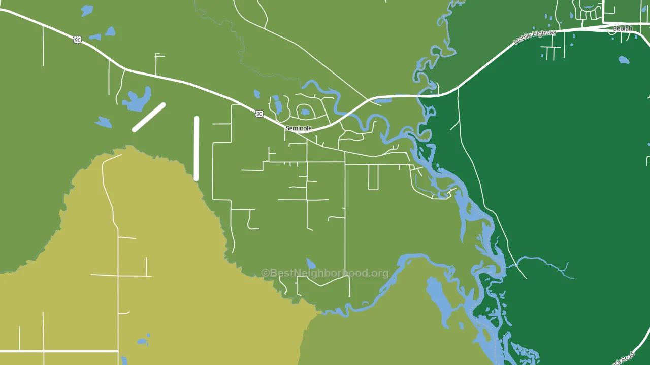 36574, AL block-group voter-turnout map