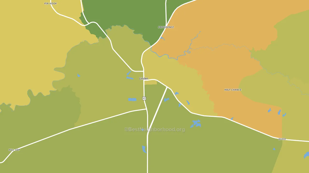 36748, AL block-group voter-turnout map