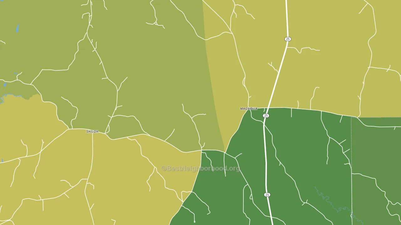 36754, AL block-group voter-turnout map