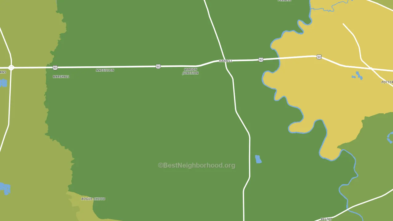 36759, AL block-group voter-turnout map