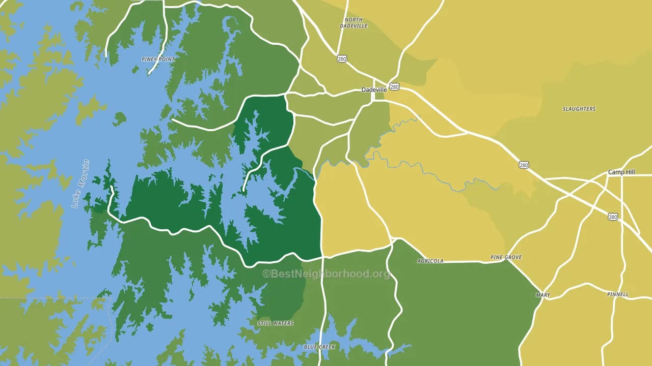 36853, AL block-group voter-turnout map