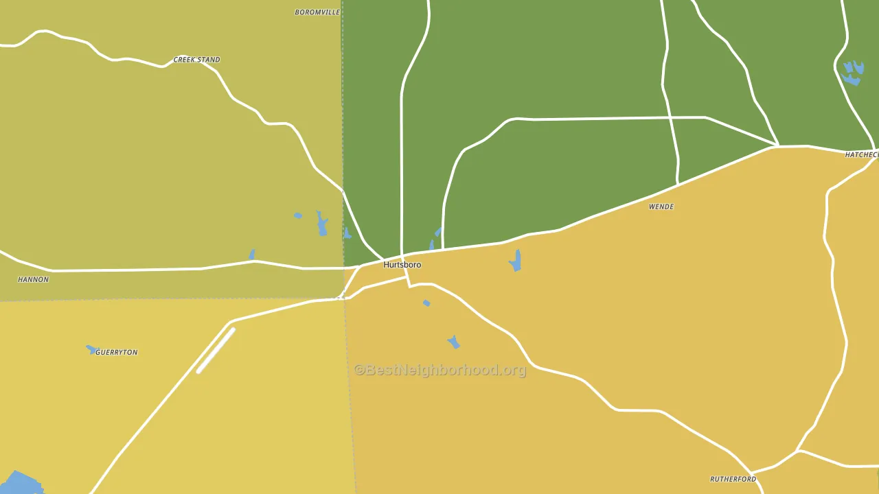 36860, AL block-group voter-turnout map