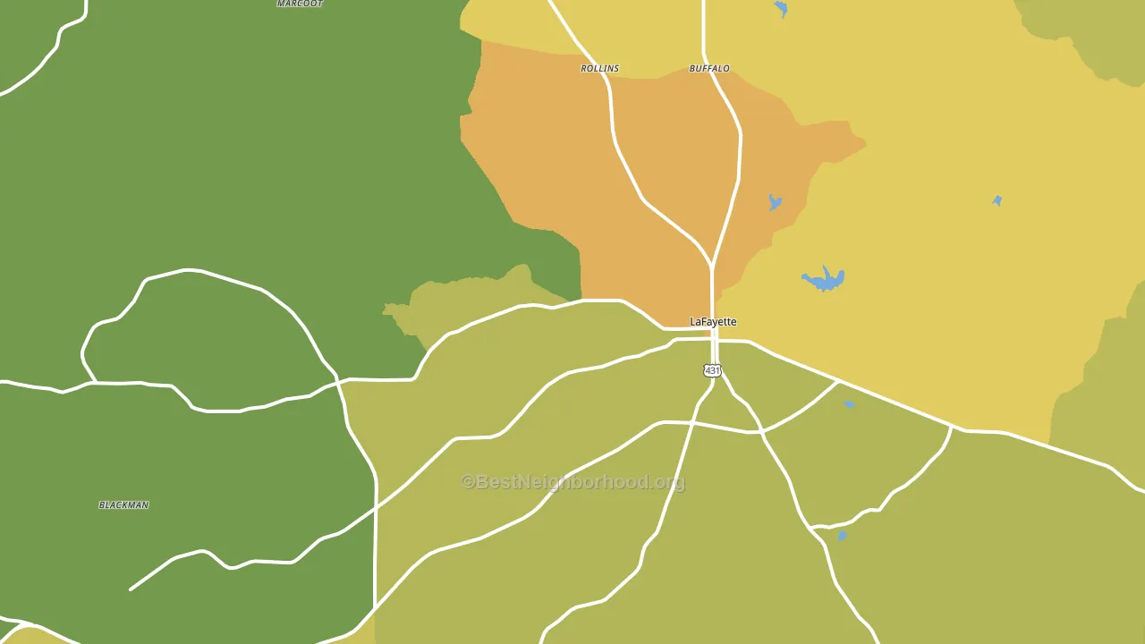 36862, AL block-group voter-turnout map