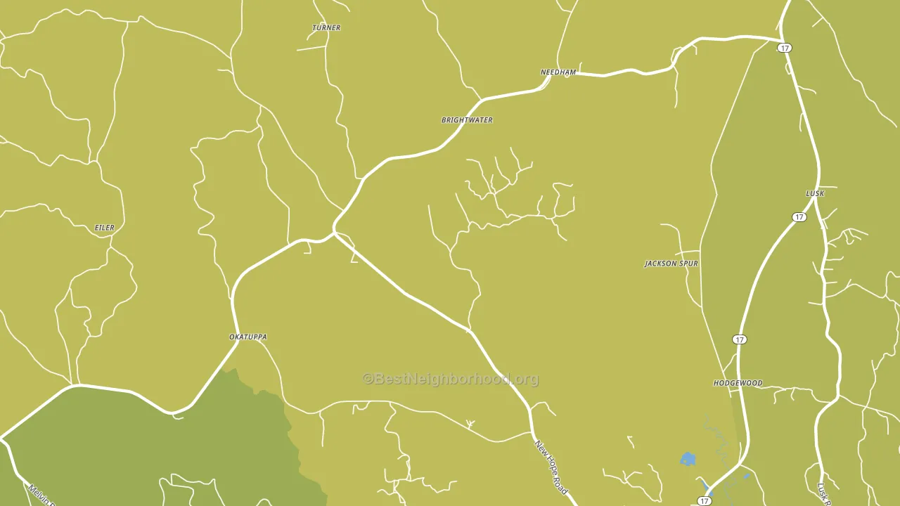 36915, AL block-group voter-turnout map
