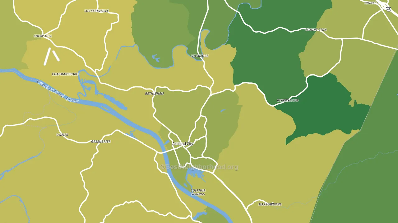37015, TN block-group voter-turnout map