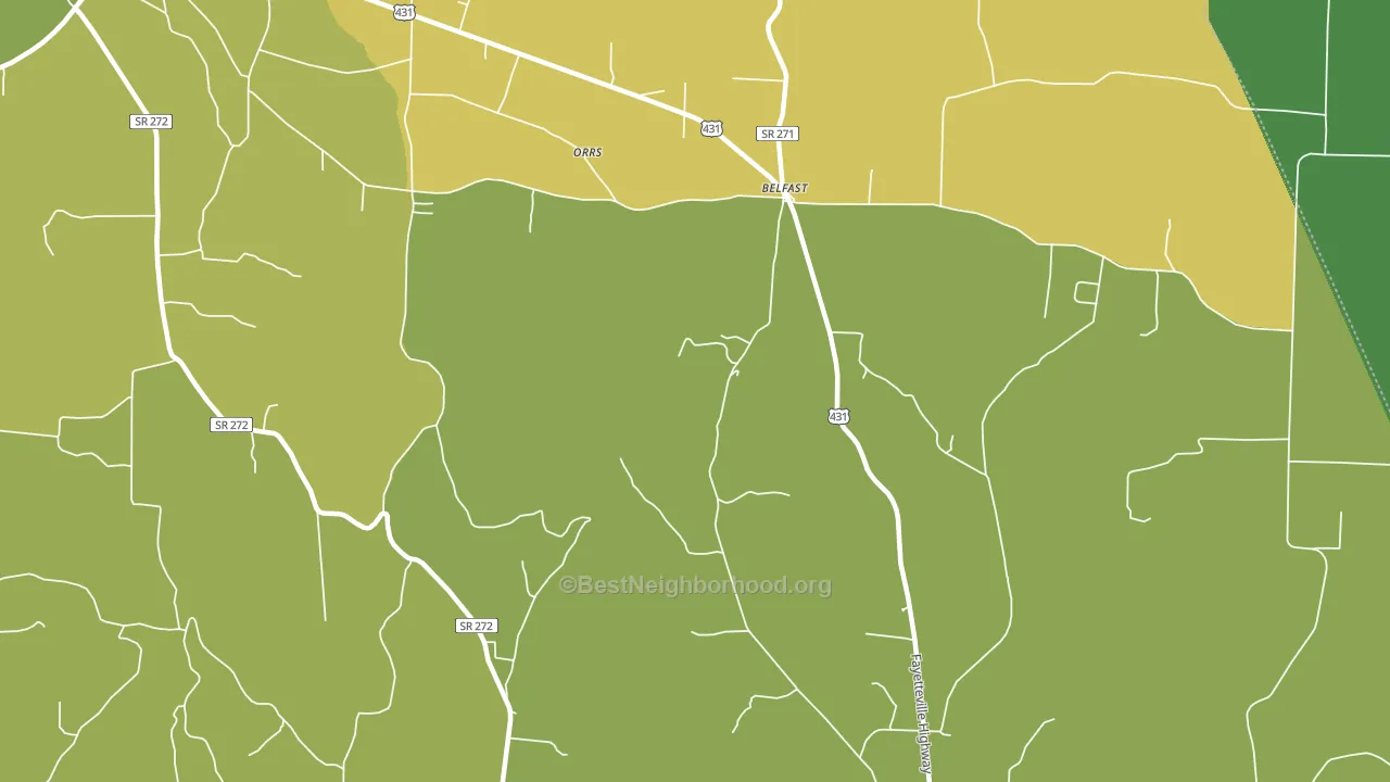 37019, TN block-group voter-turnout map