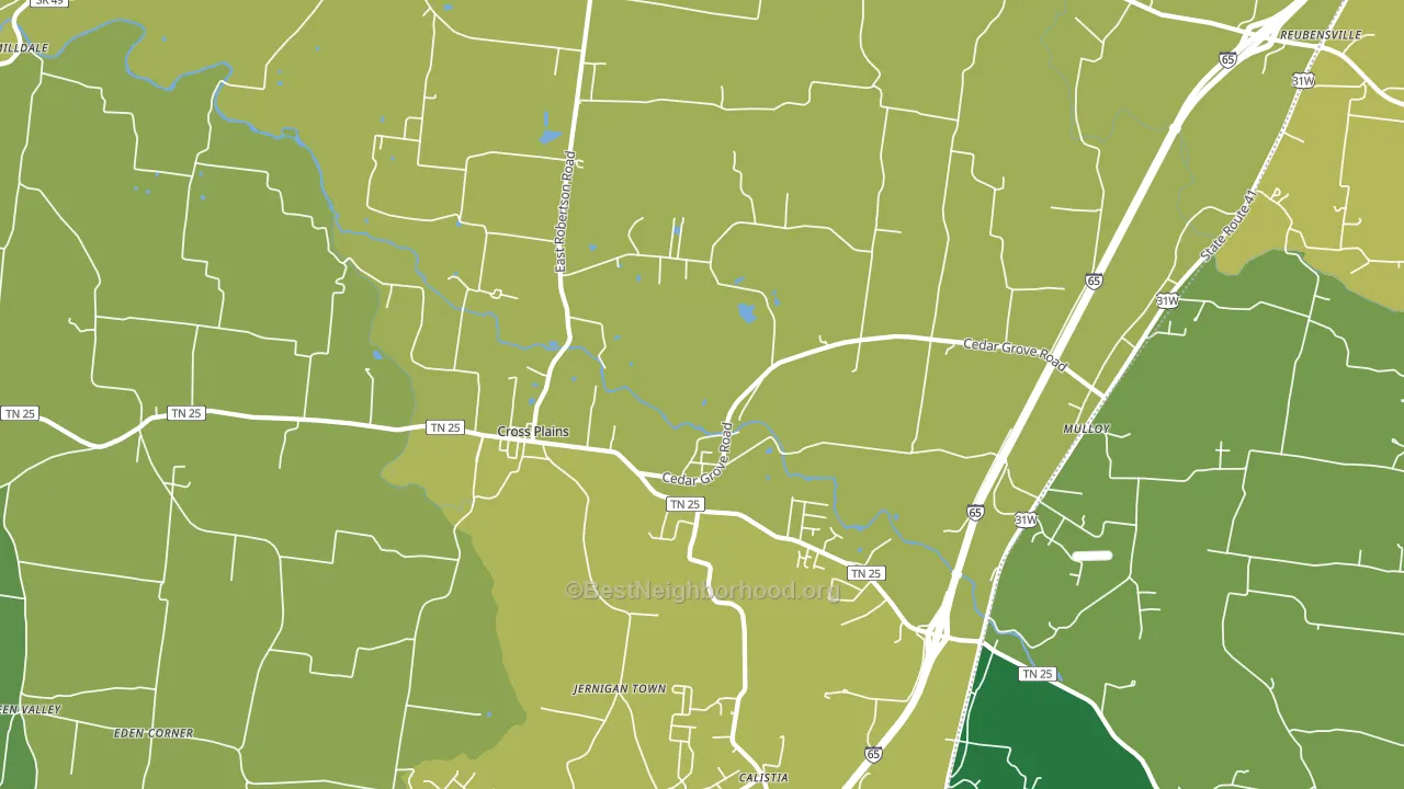 37049, TN block-group voter-turnout map