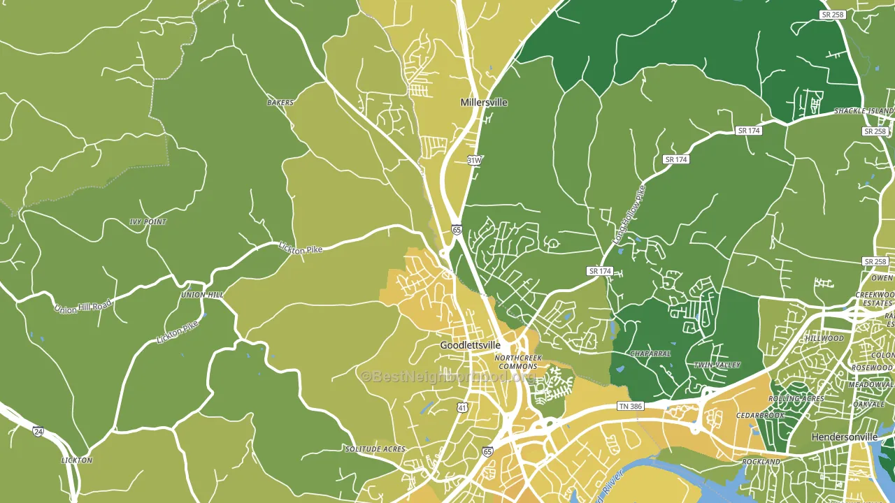 37072, TN block-group voter-turnout map