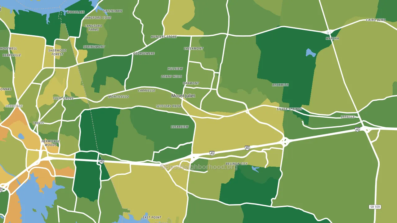 37122, TN block-group voter-turnout map
