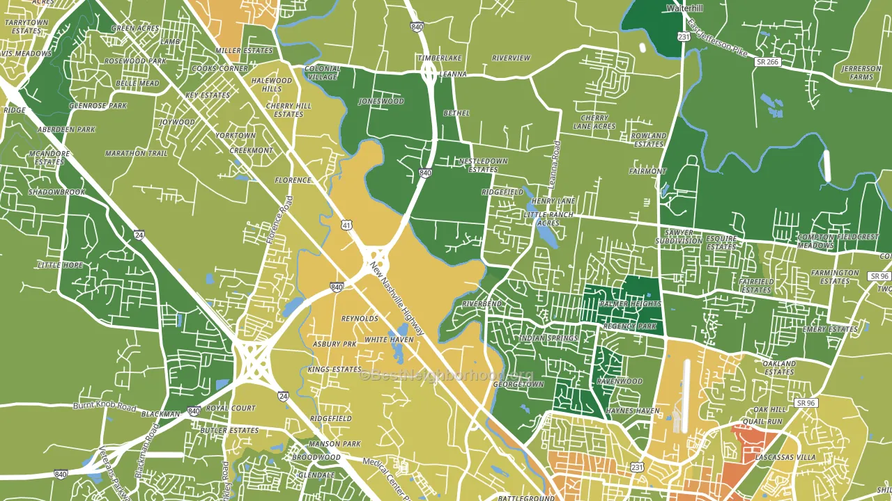 37129, TN block-group voter-turnout map