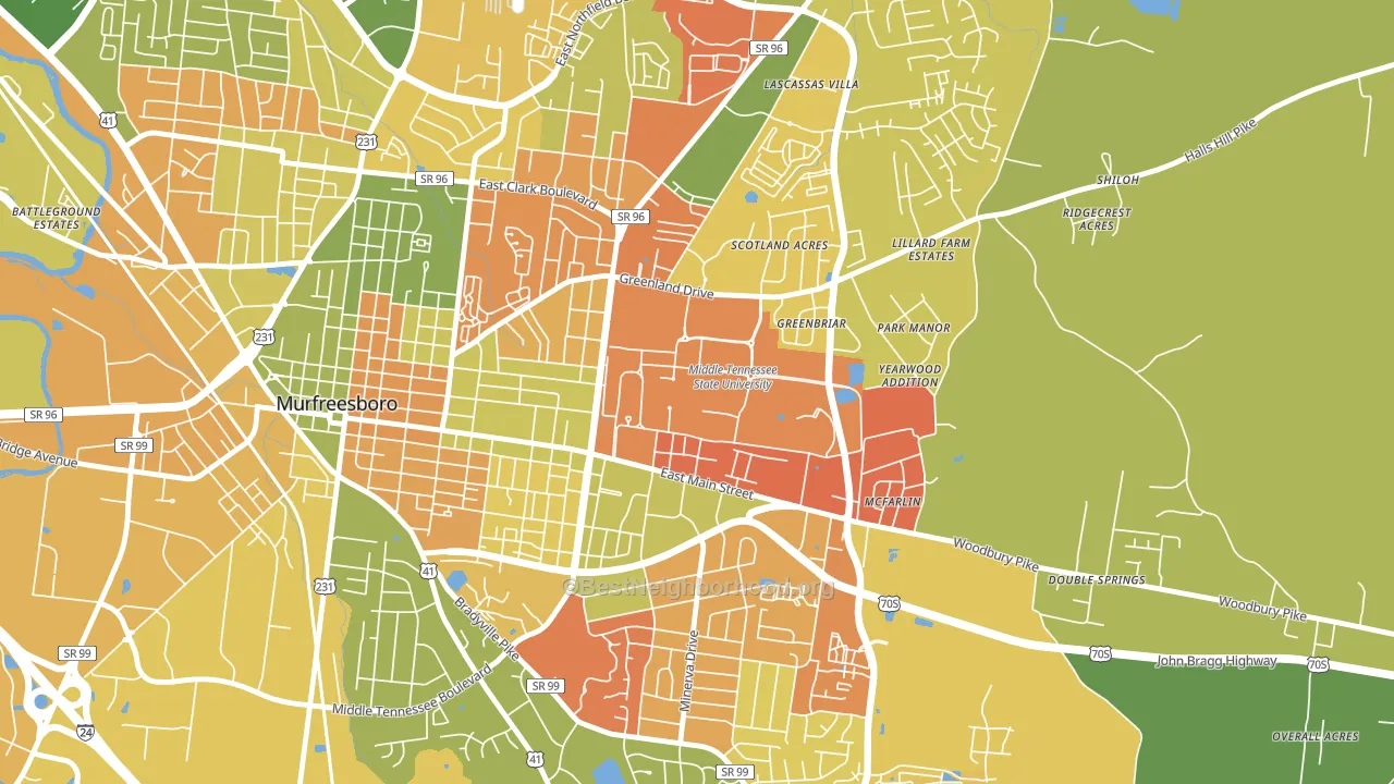 37132, TN block-group voter-turnout map