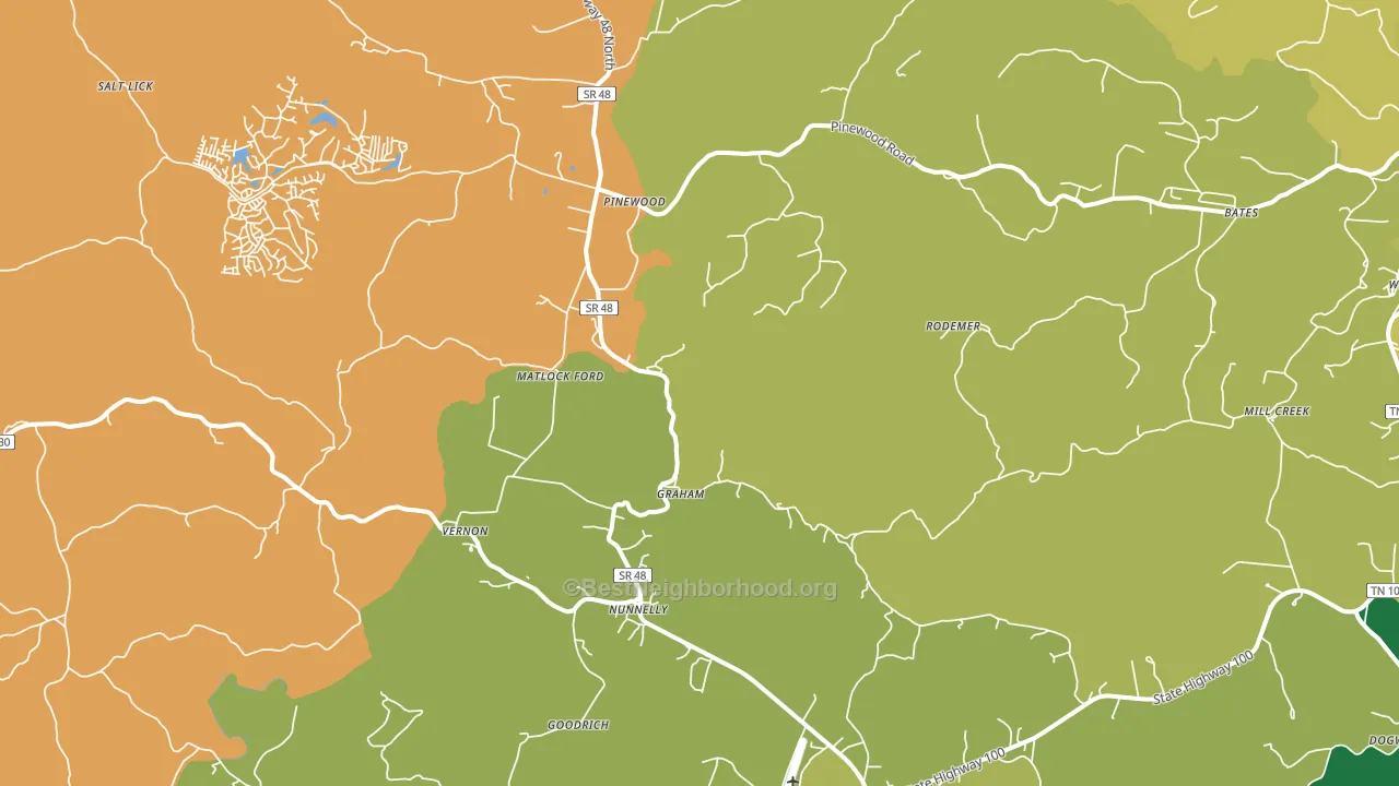 37137, TN block-group voter-turnout map