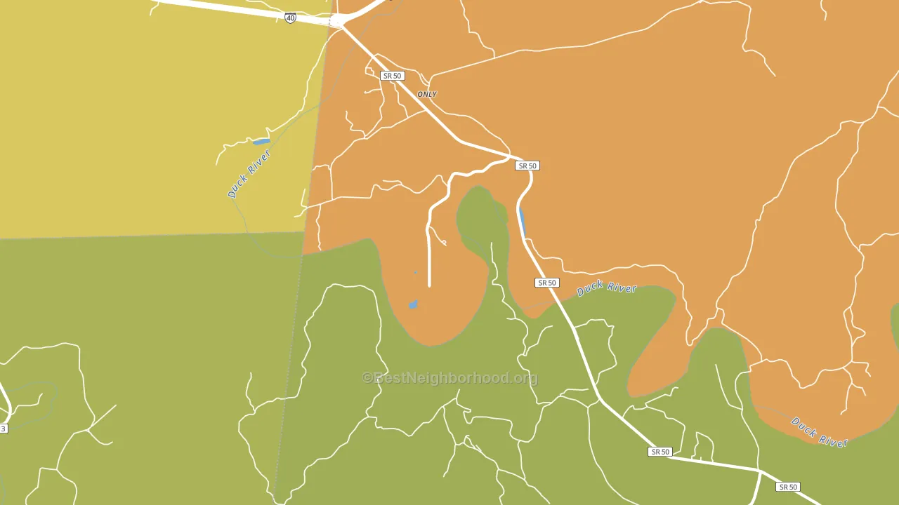 37140, TN block-group voter-turnout map
