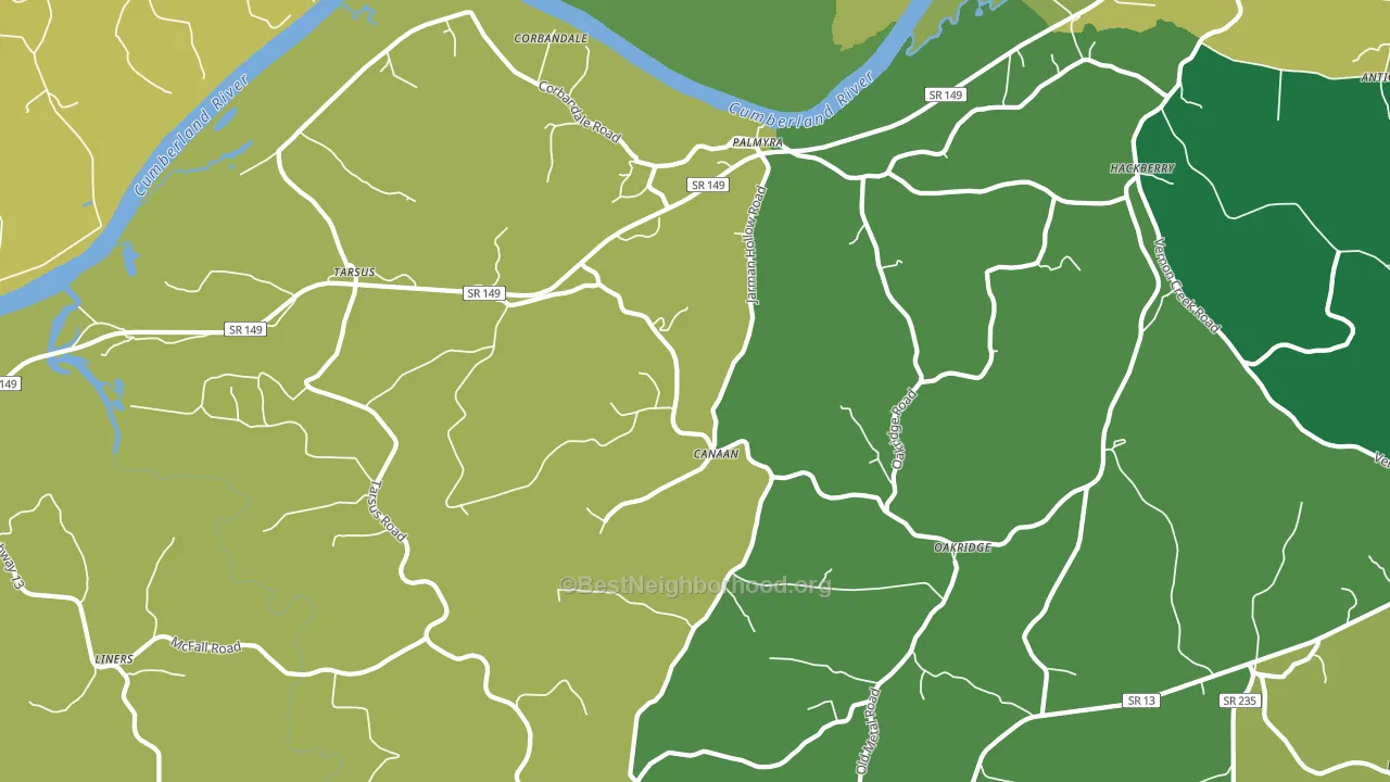 37142, TN block-group voter-turnout map
