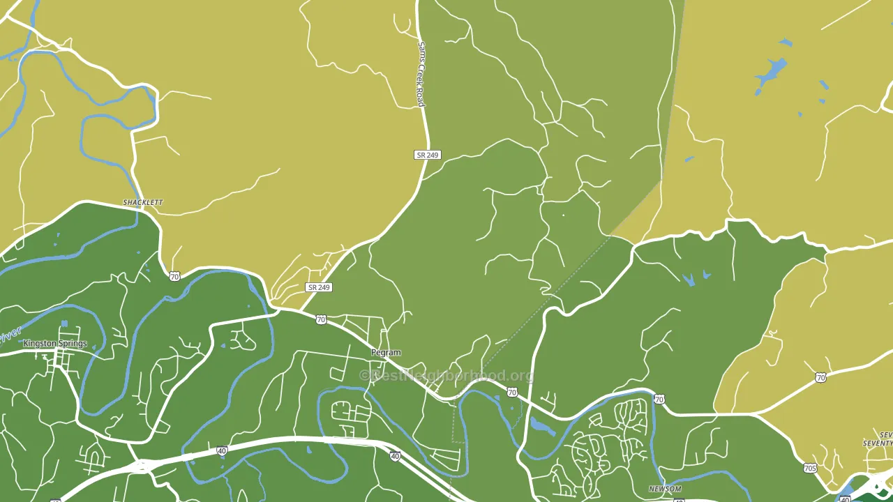 37143, TN block-group voter-turnout map