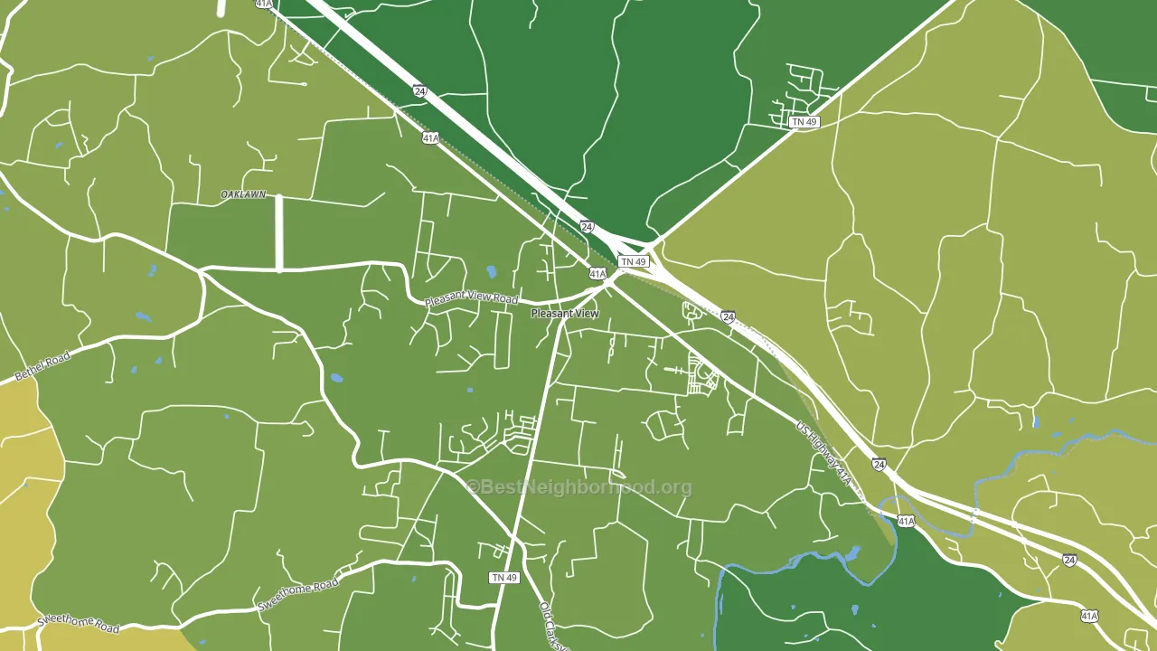 37146, TN block-group voter-turnout map
