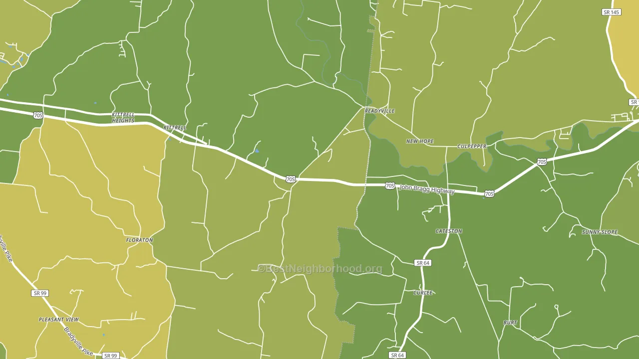 37149, TN block-group voter-turnout map