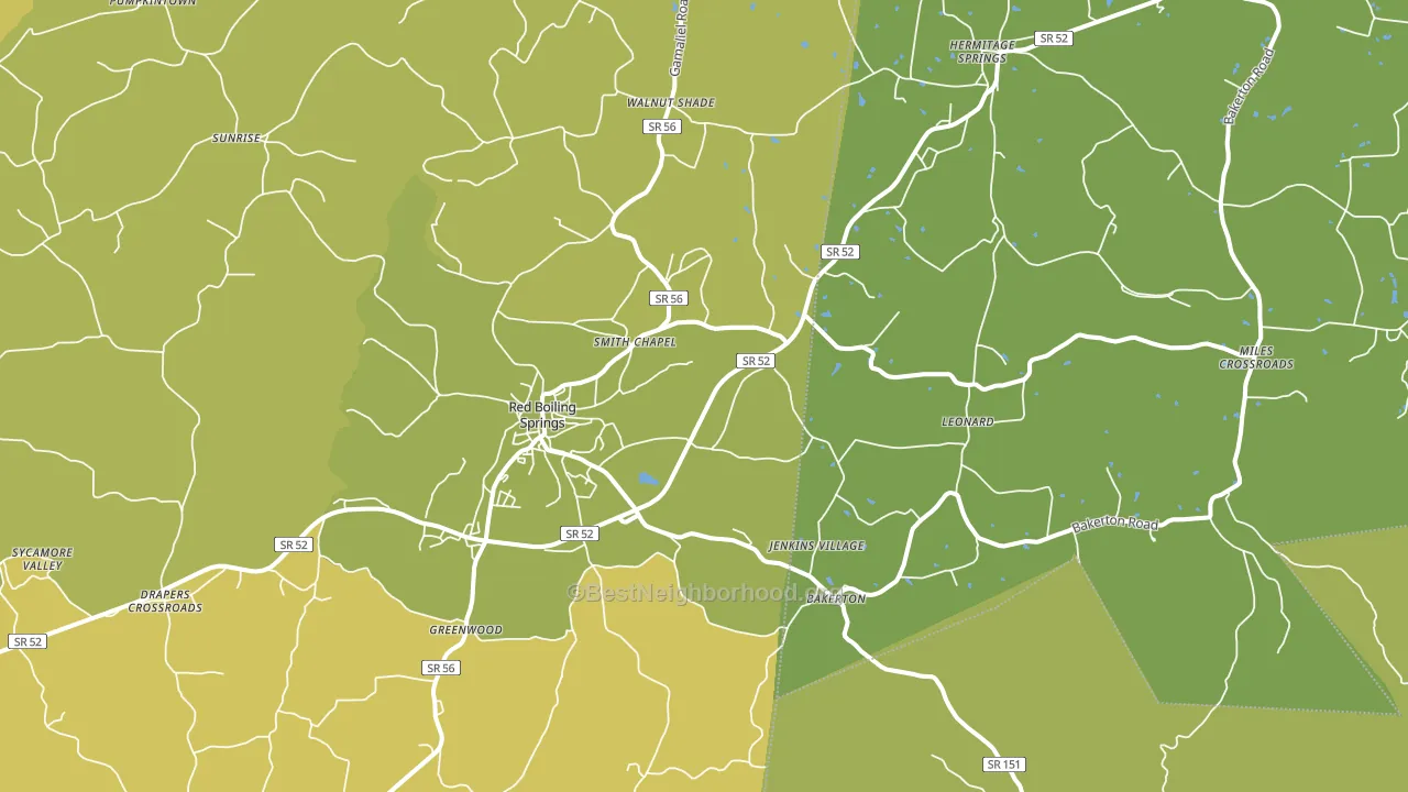 37150, TN block-group voter-turnout map