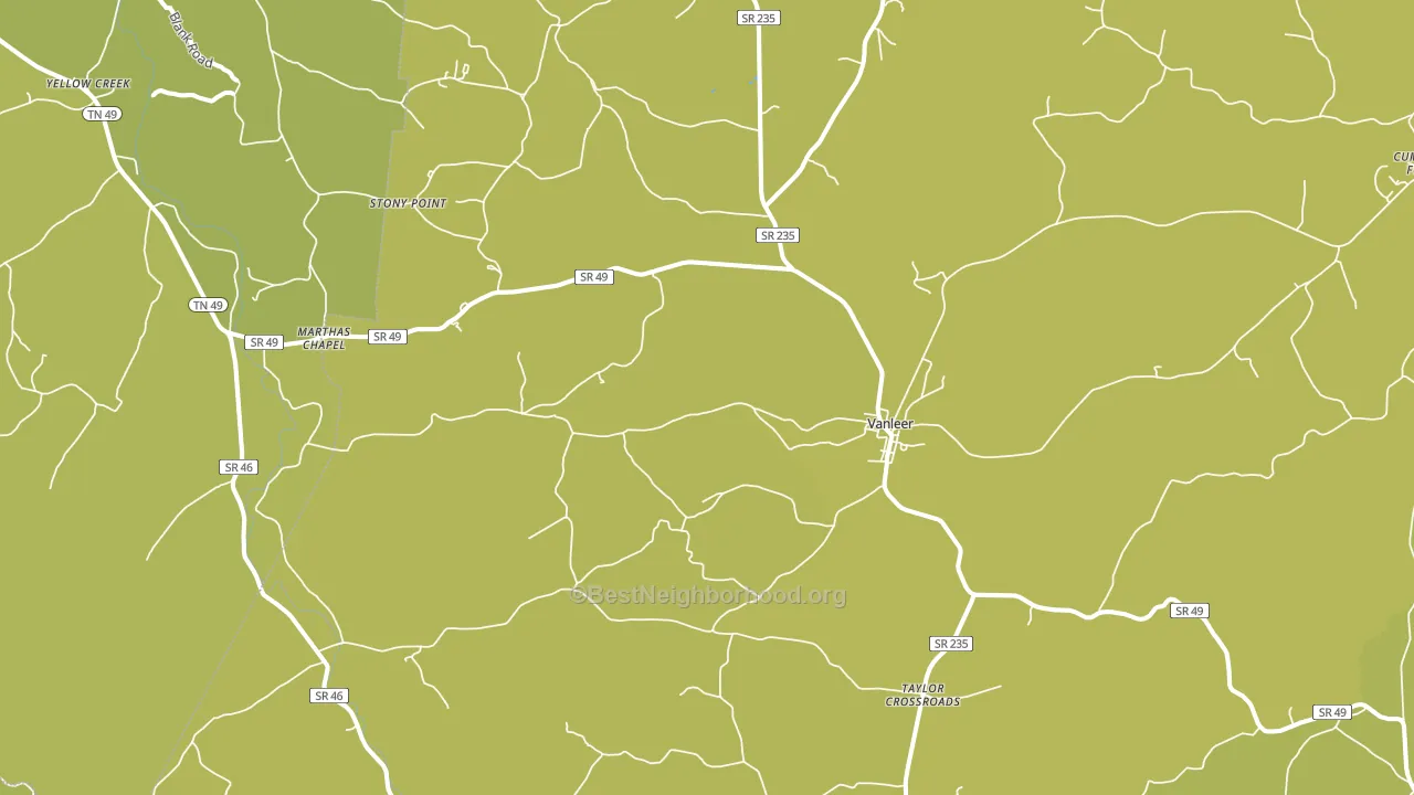 37181, TN block-group voter-turnout map