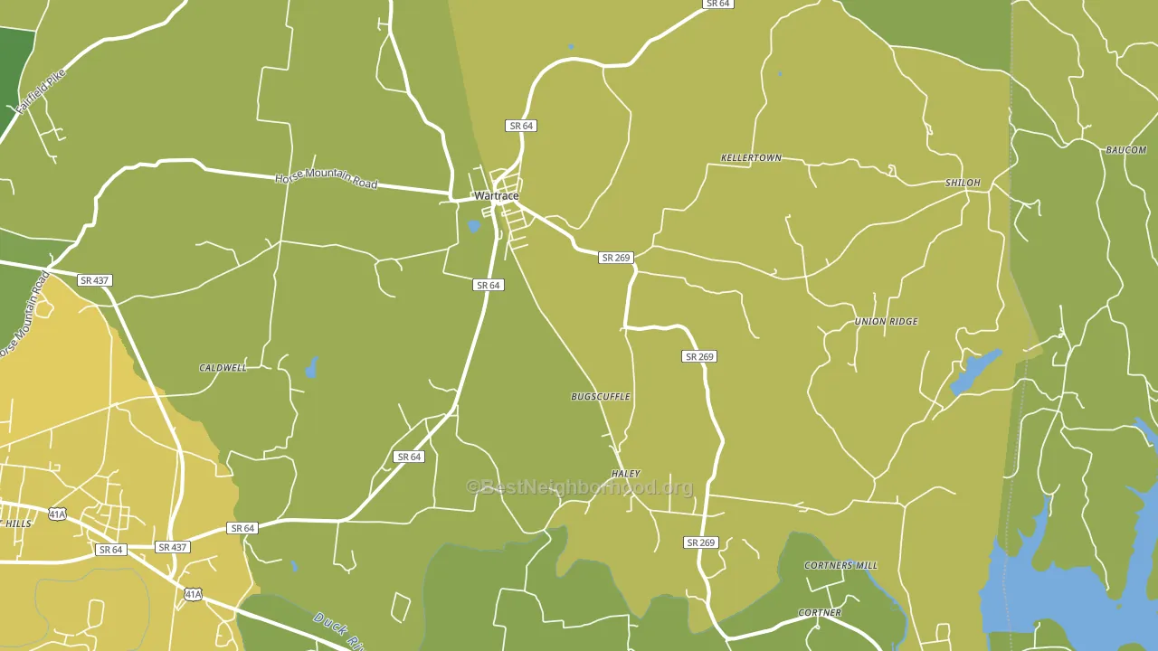 37183, TN block-group voter-turnout map