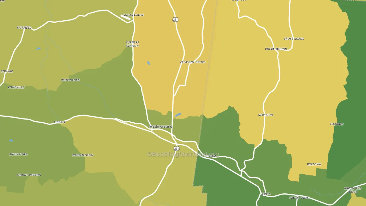 37186, TN block-group voter-turnout map