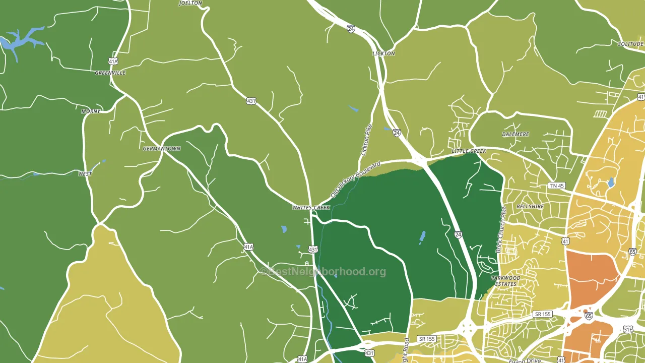 37189, TN block-group voter-turnout map