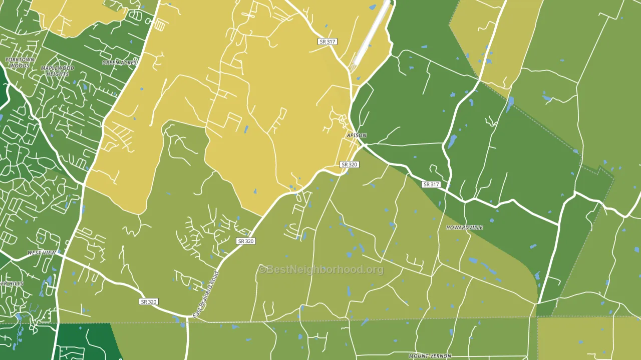 37302, TN block-group voter-turnout map
