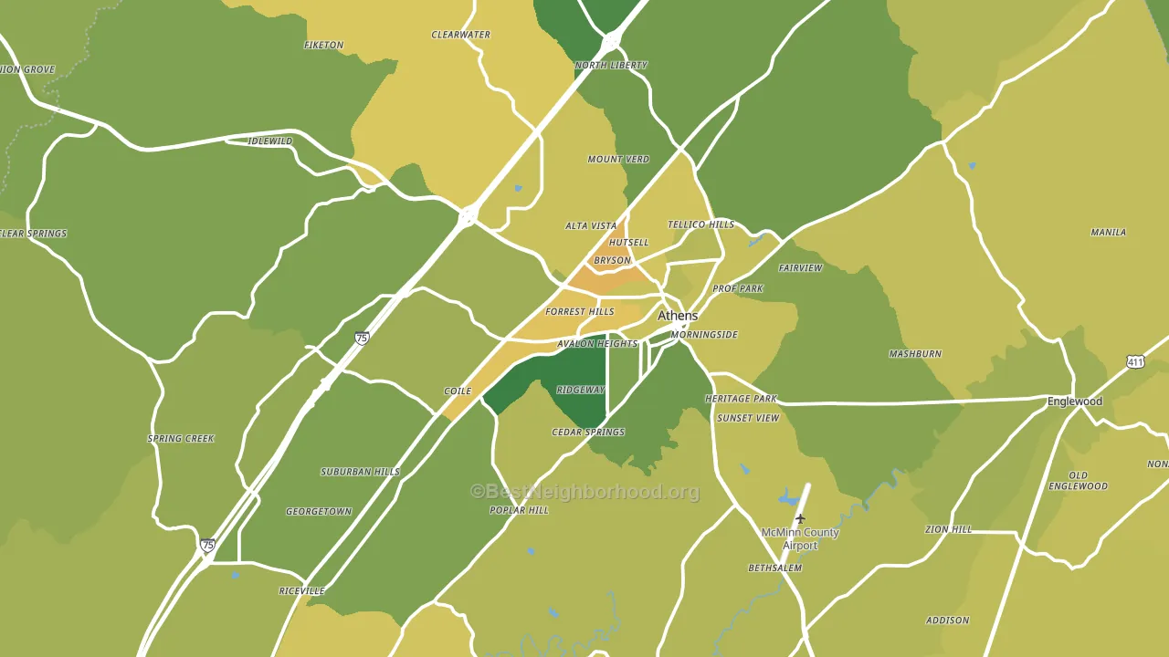 37303, TN block-group voter-turnout map