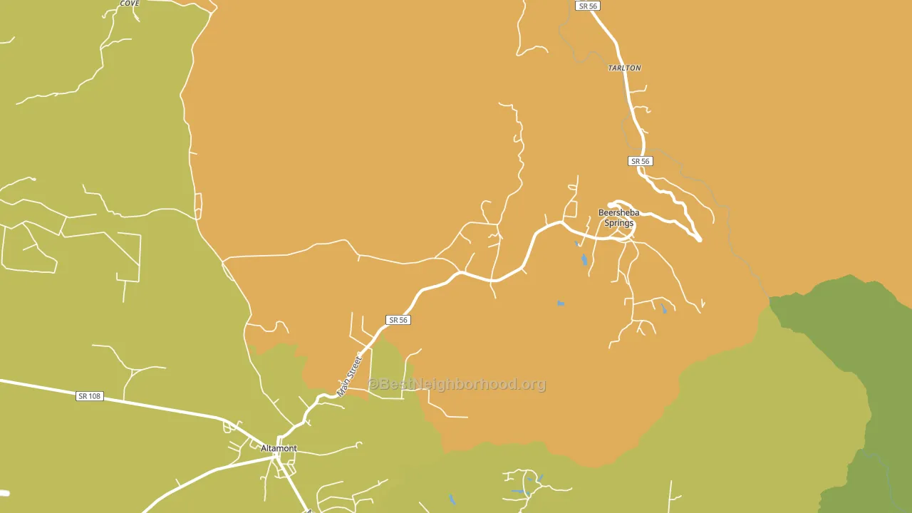 37305, TN block-group voter-turnout map