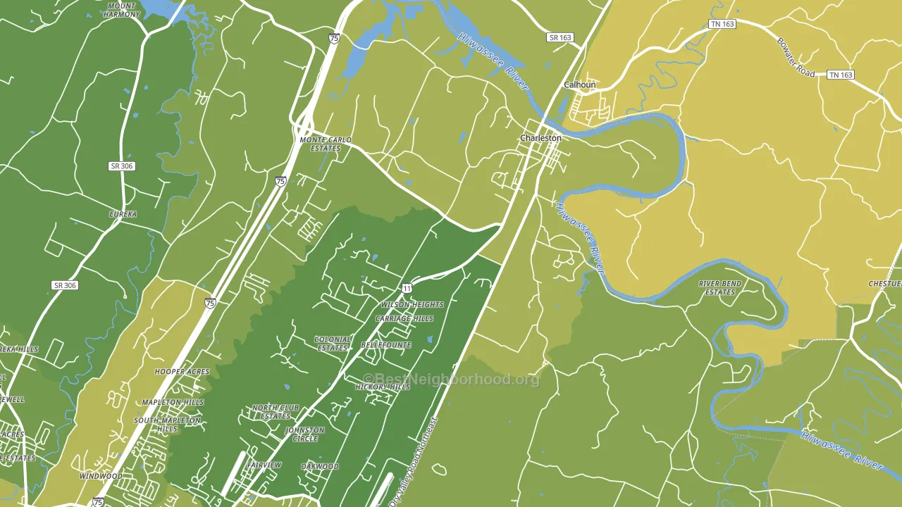 37310, TN block-group voter-turnout map
