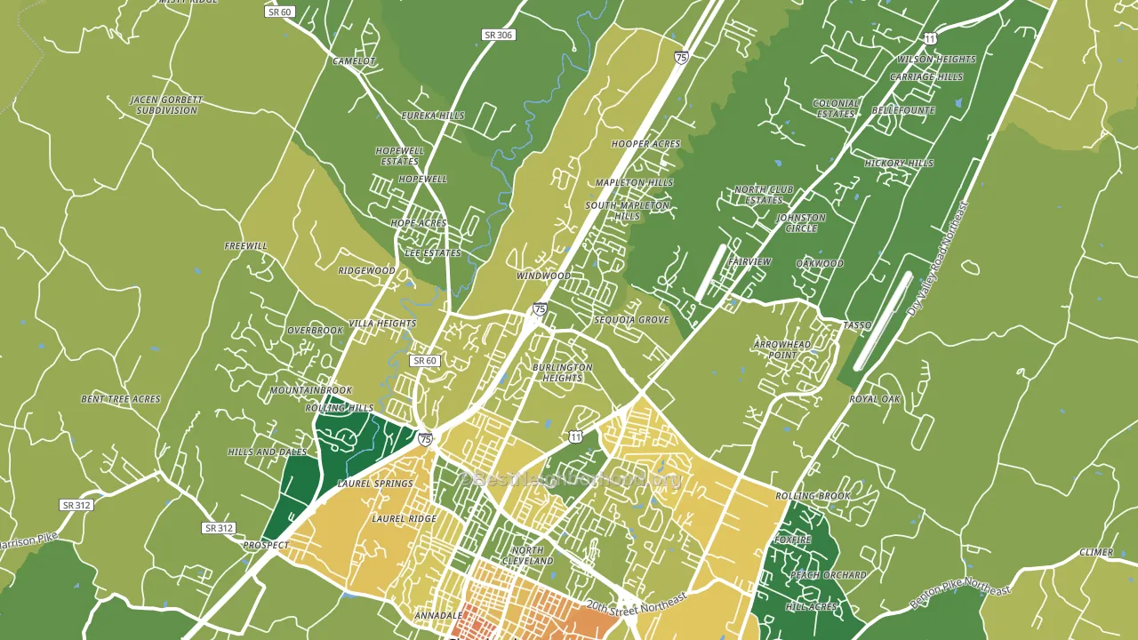 37312, TN block-group voter-turnout map