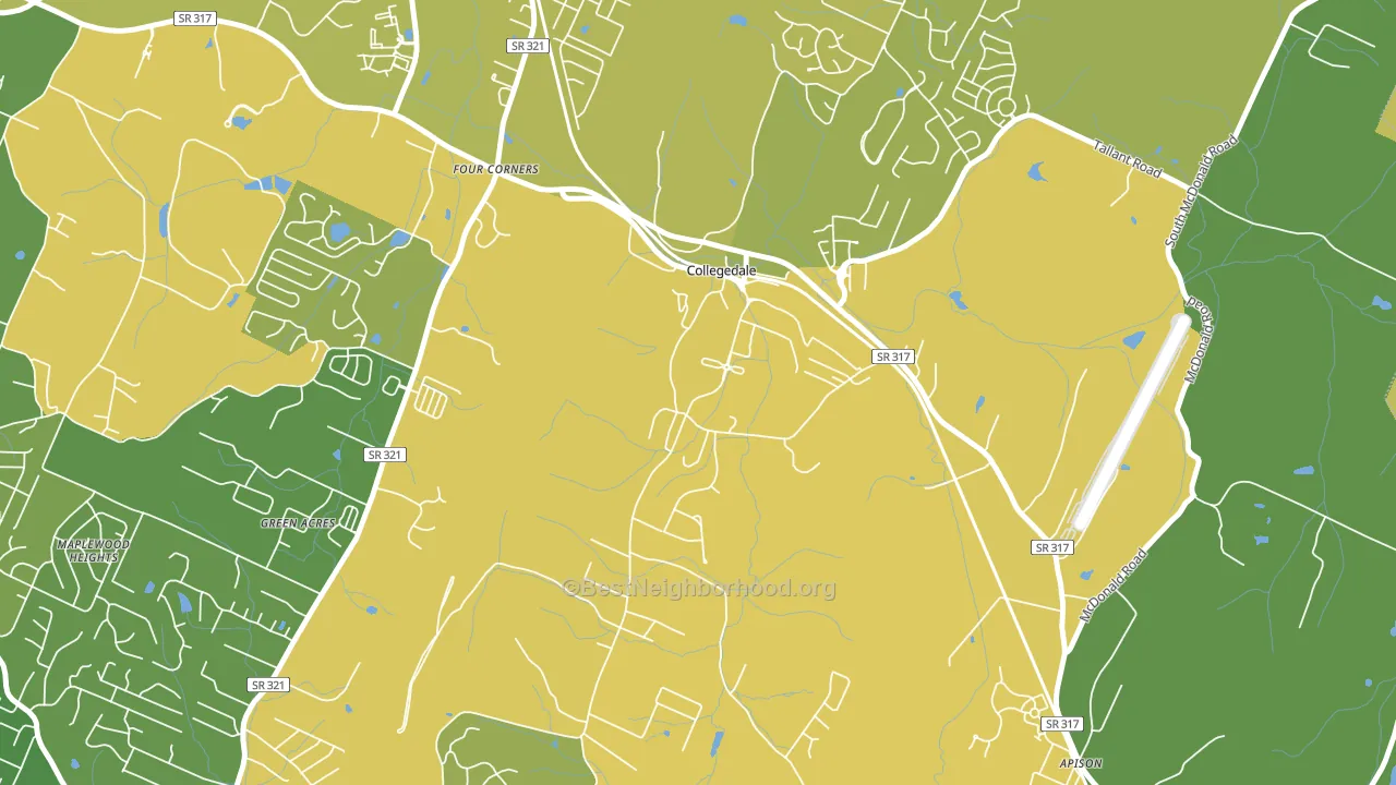 37315, TN block-group voter-turnout map