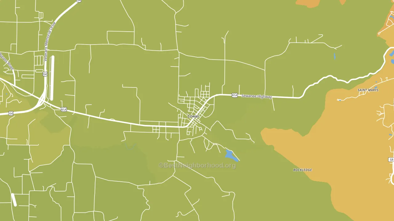 37318, TN block-group voter-turnout map
