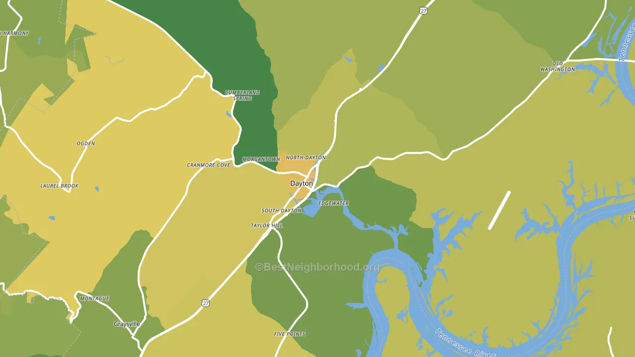 37321, TN block-group voter-turnout map