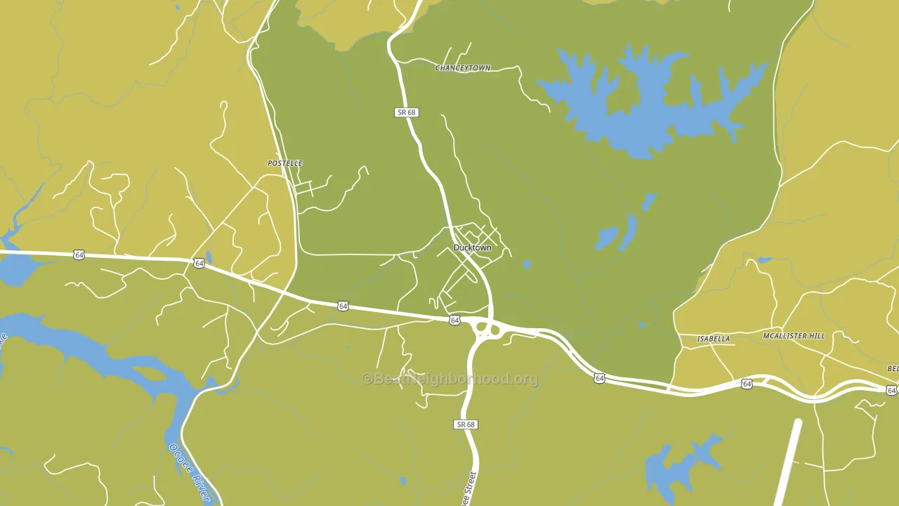 37326, TN block-group voter-turnout map