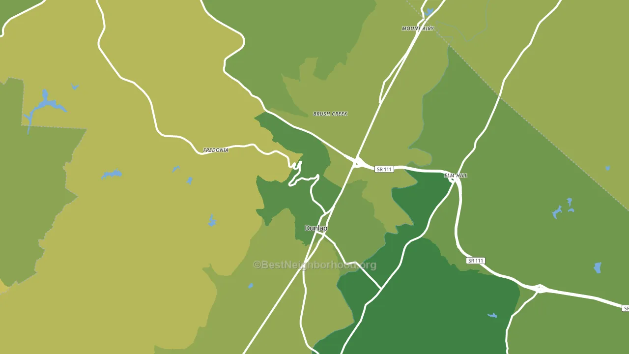 37327, TN block-group voter-turnout map