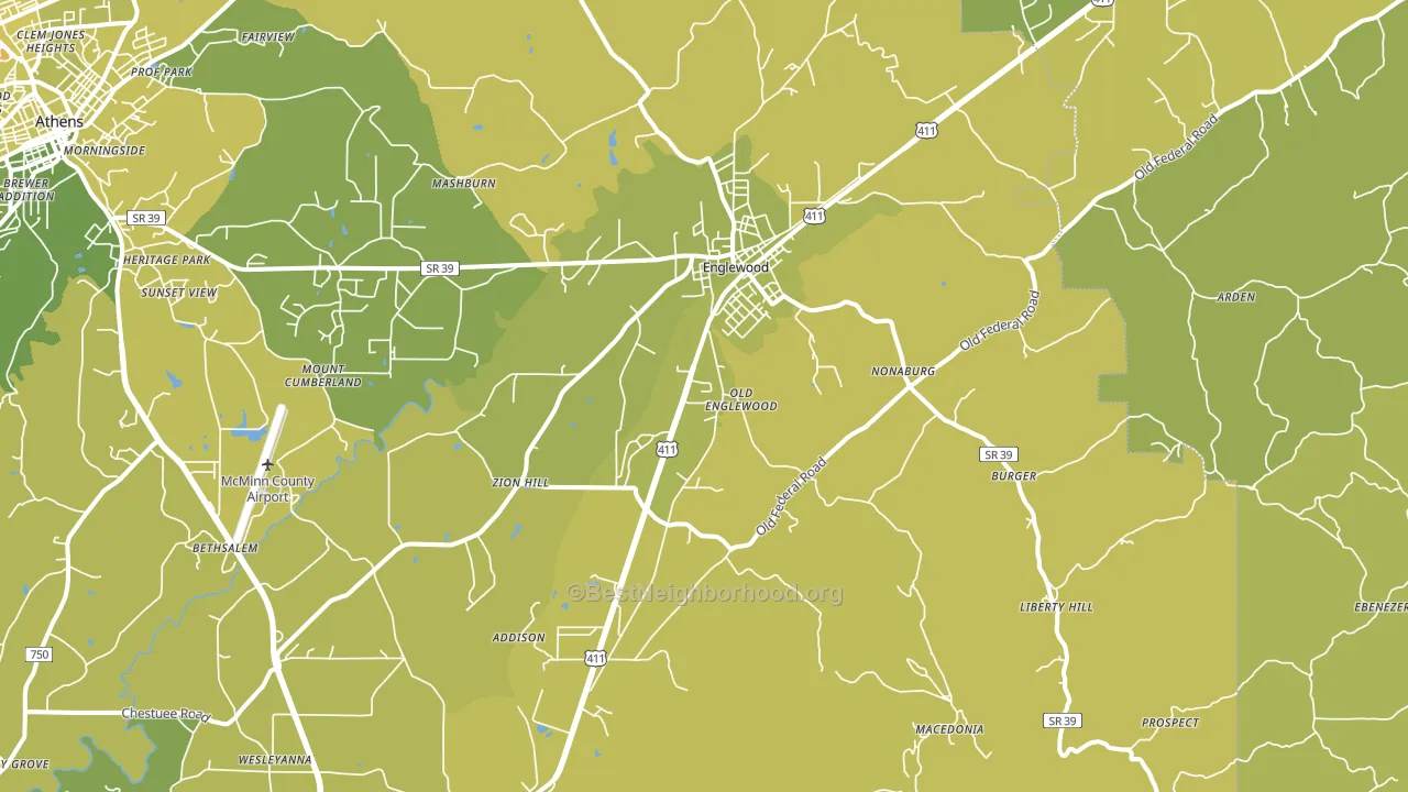 37329, TN block-group voter-turnout map