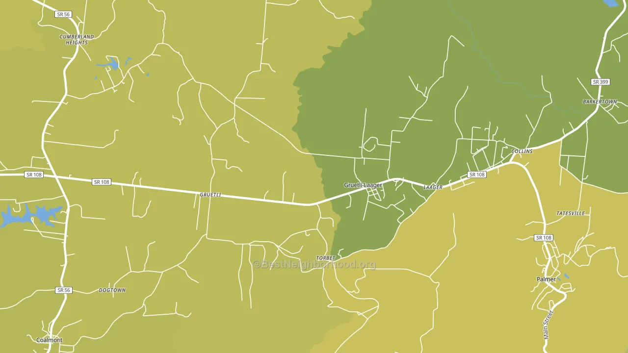 37339, TN block-group voter-turnout map